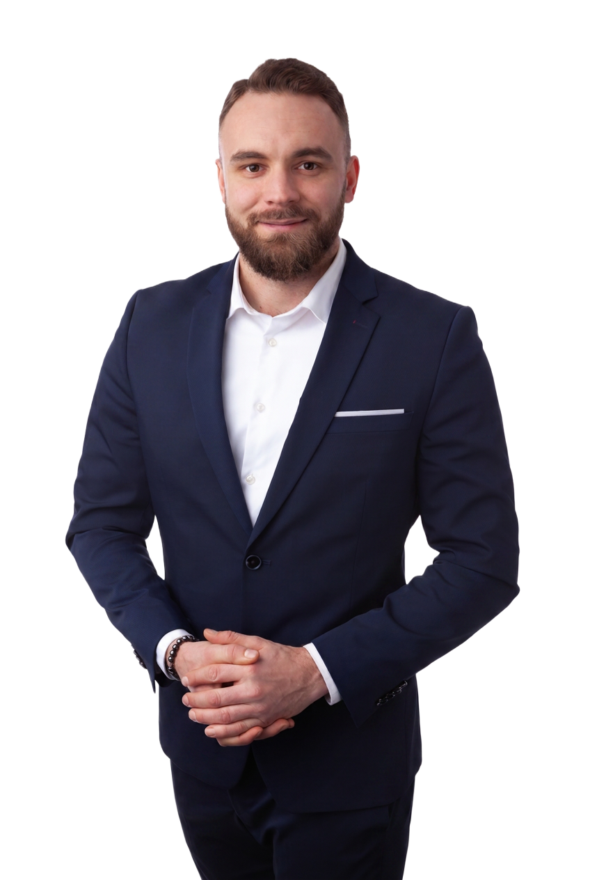 Portrét realitního makléře Davida Králíka